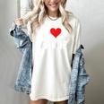 I Love Mamie Heart Grandma Grandmother Grandparent Raglan Baseball Tee Women's Comfort Colors T-Shirt Ivory