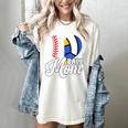 Proud Ball Mom Volleyball Baseball Mom Heart Women's Comfort Colors T-Shirt Ivory