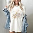 That's My Grandson Out There Jersey Number 55 Baseball Women's Comfort Colors T-Shirt Ivory