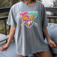 67 Baseball Ice Cream Drip Number Women's Comfort Colors T-Shirt Gray