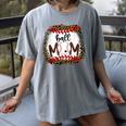 Ball Mom Leopard Ball Mom Baseball Mom Women's Comfort Colors T-Shirt Gray Ball Mom Leopard Ball Mom Baseball Mom Women's Comfort Colors T-Shirt Gray