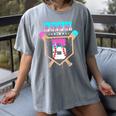 Baseball 5 Year Old Ice Cream Drip 5th Birthday Boys Player Women's Comfort Colors T-Shirt Gray