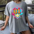 Baseball Drip Jersey Number 1 For Players & 1th Birthday Women's Comfort Colors T-Shirt Gray Baseball Drip Jersey Number 1 For Players & 1th Birthday Women's Comfort Colors T-Shirt Gray
