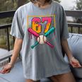 Baseball Ice Cream Drip Number 67 Player 67th Birthday Premium Tri-Blend Women's Comfort Colors T-Shirt Gray Baseball Ice Cream Drip Number 67 Player 67th Birthday Premium Tri-Blend Women's Comfort Colors T-Shirt Gray