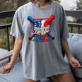 Baseball Life Style 101 Apparel Youth Drip Baseball Women's Comfort Colors T-Shirt Gray Baseball Life Style 101 Apparel Youth Drip Baseball Women's Comfort Colors T-Shirt Gray