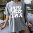 In My Baseball Mom Era Retro Groovy Baseball Raglan Baseball Tee Women's Comfort Colors T-Shirt Gray In My Baseball Mom Era Retro Groovy Baseball Raglan Baseball Tee Women's Comfort Colors T-Shirt Gray