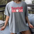 Baseball Mom Mother Mothers Of Baseball Athletes Women's Comfort Colors T-Shirt Gray Baseball Mom Mother Mothers Of Baseball Athletes Women's Comfort Colors T-Shirt Gray