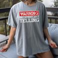 Baseball Mom Warning Uncontrollable Yelling Funny Sign Women's Comfort Colors T-Shirt Gray Baseball Mom Warning Uncontrollable Yelling Funny Sign Women's Comfort Colors T-Shirt Gray