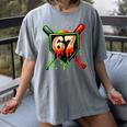Baseball Six Seven 67 Meme Ice Cream Drip Xmas Men Women Women's Comfort Colors T-Shirt Gray