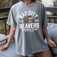 Bay City Beavers Baseball Club Estd 1913 Women's Comfort Colors T-Shirt Gray