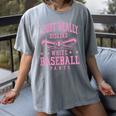 I Just Really Dislike Baseball Pants Baseball Mom Mama Women's Comfort Colors T-Shirt Gray
