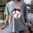 Loud & Proud Baseball Mom Baseballs Mother Sport Women Girls Women's Comfort Colors T-Shirt Gray