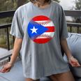 Puerto Rico Baseball Flag Boricua Beisbol Fan Gear Women's Comfort Colors T-Shirt Gray Puerto Rico Baseball Flag Boricua Beisbol Fan Gear Women's Comfort Colors T-Shirt Gray