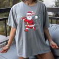 Santa Baseball Christmas Pajamas Xmas Men Kids Boys Women's Comfort Colors T-Shirt Gray Santa Baseball Christmas Pajamas Xmas Men Kids Boys Women's Comfort Colors T-Shirt Gray