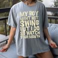 Sassy Baseball Mom Women's Comfort Colors T-Shirt Gray
