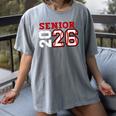 Senior Night Class Of 2026 Baseball Seniors Matching Team Women's Comfort Colors T-Shirt Gray Senior Night Class Of 2026 Baseball Seniors Matching Team Women's Comfort Colors T-Shirt Gray