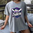 Ultimate Ballers Baseball Women's Comfort Colors T-Shirt Gray