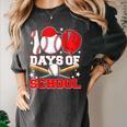 100 Days Of School Baseball Boys Kids Students Women's Comfort Colors T-Shirt Pepper