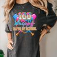 100 Drippy Days Of School Baseball Ice Cream Drip Boys Kids Women's Comfort Colors T-Shirt Pepper