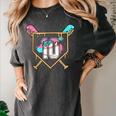 10th Birthday Baseball Bat Ice-Cream Drip 10yrs Old Boys Women's Comfort Colors T-Shirt Pepper