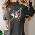 13th Birthday Baseball Bat Ice-Cream Drip 13yrs Old Boy Kid Women's Comfort Colors T-Shirt Pepper 13th Birthday Baseball Bat Ice-Cream Drip 13yrs Old Boy Kid Women's Comfort Colors T-Shirt Pepper