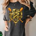 Baseball Camo Boys Ice Cream Youth Baseball Women's Comfort Colors T-Shirt Pepper Baseball Camo Boys Ice Cream Youth Baseball Women's Comfort Colors T-Shirt Pepper