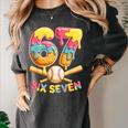 Baseball Drip Ice Cream Number 67 Player Lifestyle Women's Comfort Colors T-Shirt Pepper Baseball Drip Ice Cream Number 67 Player Lifestyle Women's Comfort Colors T-Shirt Pepper