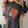 Baseball Drip Ice Cream Sprinkles Baseball Glove For Boys Women's Comfort Colors T-Shirt Pepper Baseball Drip Ice Cream Sprinkles Baseball Glove For Boys Women's Comfort Colors T-Shirt Pepper