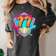 Baseball Drip Jersey Number 77 For Players & 77th Birthday Women's Comfort Colors T-Shirt Pepper Baseball Drip Jersey Number 77 For Players & 77th Birthday Women's Comfort Colors T-Shirt Pepper