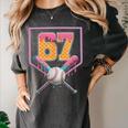 Baseball Drip Number 67 Fun Six Seven 6 7 Meme Women's Comfort Colors T-Shirt Pepper Baseball Drip Number 67 Fun Six Seven 6 7 Meme Women's Comfort Colors T-Shirt Pepper