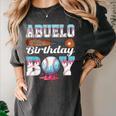 Baseball Ice Cream Drip Abuelo Of The Birthday Boy Women's Comfort Colors T-Shirt Pepper Baseball Ice Cream Drip Abuelo Of The Birthday Boy Women's Comfort Colors T-Shirt Pepper