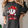 Baseball Ice Cream Valentine Dripping Game Day Men Boys Kids Women's Comfort Colors T-Shirt Pepper Baseball Ice Cream Valentine Dripping Game Day Men Boys Kids Women's Comfort Colors T-Shirt Pepper