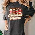 Baseball Mama Coffee Game Day Vibes Baseball Mom Women's Comfort Colors T-Shirt Pepper Baseball Mama Coffee Game Day Vibes Baseball Mom Women's Comfort Colors T-Shirt Pepper