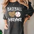 Baseball Mama For Baseball Mom Leopard Game Day Women's Comfort Colors T-Shirt Pepper Baseball Mama For Baseball Mom Leopard Game Day Women's Comfort Colors T-Shirt Pepper