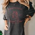 Baseball Mom Home Plate Social Club Mother's Day Women's Comfort Colors T-Shirt Pepper