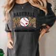 Baseball Mom Leopard Like a Normal But Louder And Prouder Women's Comfort Colors T-Shirt Pepper Baseball Mom Leopard Like a Normal But Louder And Prouder Women's Comfort Colors T-Shirt Pepper