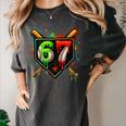 Baseball Six Seven 67 Meme Ice Cream Drip Xmas Women Men Women's Comfort Colors T-Shirt Pepper