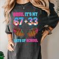 Bruh Its My 67 33 Day Of School Baseball Boys Kids 100th Day Women's Comfort Colors T-Shirt Pepper