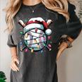 Christmas Baseball Boy Youth Kid Men Santa Hat Xmas Baseball Women's Comfort Colors T-Shirt Pepper Christmas Baseball Boy Youth Kid Men Santa Hat Xmas Baseball Women's Comfort Colors T-Shirt Pepper