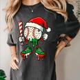 Christmas Baseball Drip For Boys Ice Cream Drip Baseball Women's Comfort Colors T-Shirt Pepper