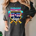 Happy 6733 Days Of School Baseball Drip 100th Day Of School Women's Comfort Colors T-Shirt Pepper