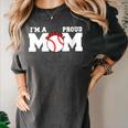 I'm A Proud Mom Baseball Mom Women's Comfort Colors T-Shirt Pepper I'm A Proud Mom Baseball Mom Women's Comfort Colors T-Shirt Pepper