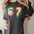 Kids Meme 67 Number Six 6 Seven 7 Ice Cream Drips Baseball Women's Comfort Colors T-Shirt Pepper Kids Meme 67 Number Six 6 Seven 7 Ice Cream Drips Baseball Women's Comfort Colors T-Shirt Pepper