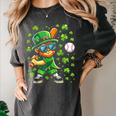 Leprechaun Playing Baseball Happy St Patricks Day Men Boys Women's Comfort Colors T-Shirt Pepper Leprechaun Playing Baseball Happy St Patricks Day Men Boys Women's Comfort Colors T-Shirt Pepper
