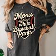Moms Against Baseball Pants Baseball Mom Premium Tri-Blend Women's Comfort Colors T-Shirt Pepper