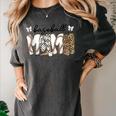 Preppy Baseball Mama Coquette Bow Game Day Mom Mother Women's Comfort Colors T-Shirt Pepper Preppy Baseball Mama Coquette Bow Game Day Mom Mother Women's Comfort Colors T-Shirt Pepper