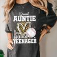 Proud Auntie Of An Official Teenager 13th Birthday Baseball Women's Comfort Colors T-Shirt Pepper Proud Auntie Of An Official Teenager 13th Birthday Baseball Women's Comfort Colors T-Shirt Pepper