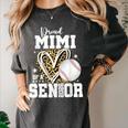 Proud Mimi Of A 2026 Senior Baseball Graduation Leopard Women's Comfort Colors T-Shirt Pepper Proud Mimi Of A 2026 Senior Baseball Graduation Leopard Women's Comfort Colors T-Shirt Pepper