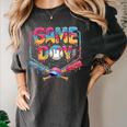 Retro Game Day Baseball Ice Cream Drip For Men Boy Kids Women's Comfort Colors T-Shirt Pepper