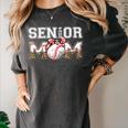 Senior Mom Class Of 2024 Baseball Mom Bandana Graduation Women's Comfort Colors T-Shirt Pepper
